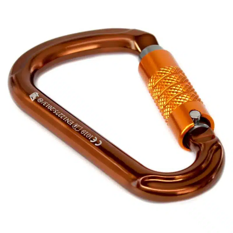 MOSQUETÃO ALUMÍNIO HMS 25KN SIDEUP KEYLOCK TRAVA TRIPLA CE EN NBR - Imagem 3