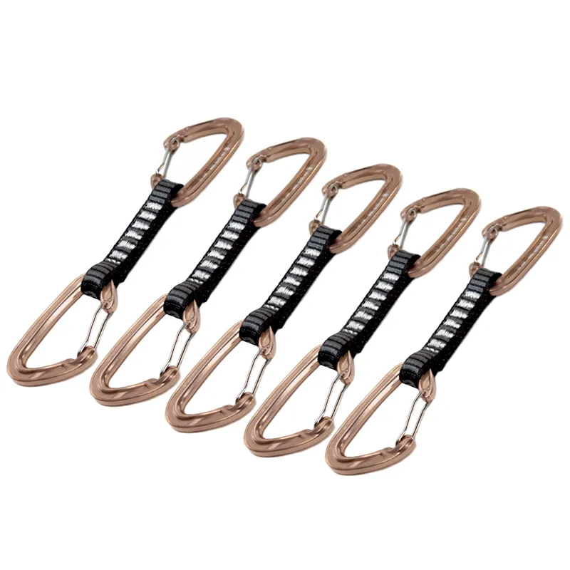 KIT COM 5 COSTURAS SIDEUP DE POLIAMIDA 22KN MOSQUETÕES WIRE CURVO CE EN - Imagem 1