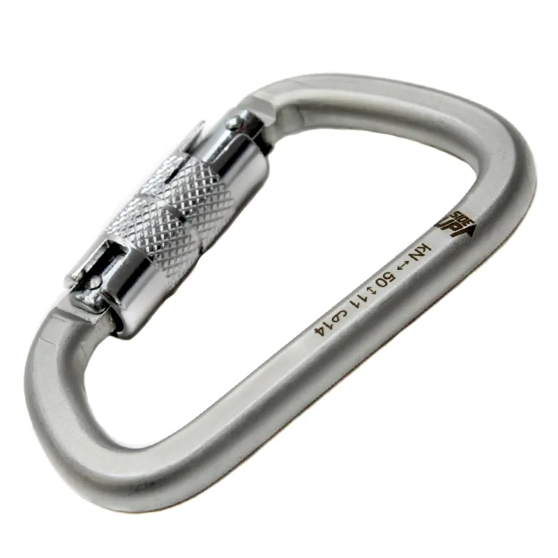 MOSQUETÃO AÇO D TRAVA AUTOMÁTICA 50KN NBR SIDEUP - Imagem 2