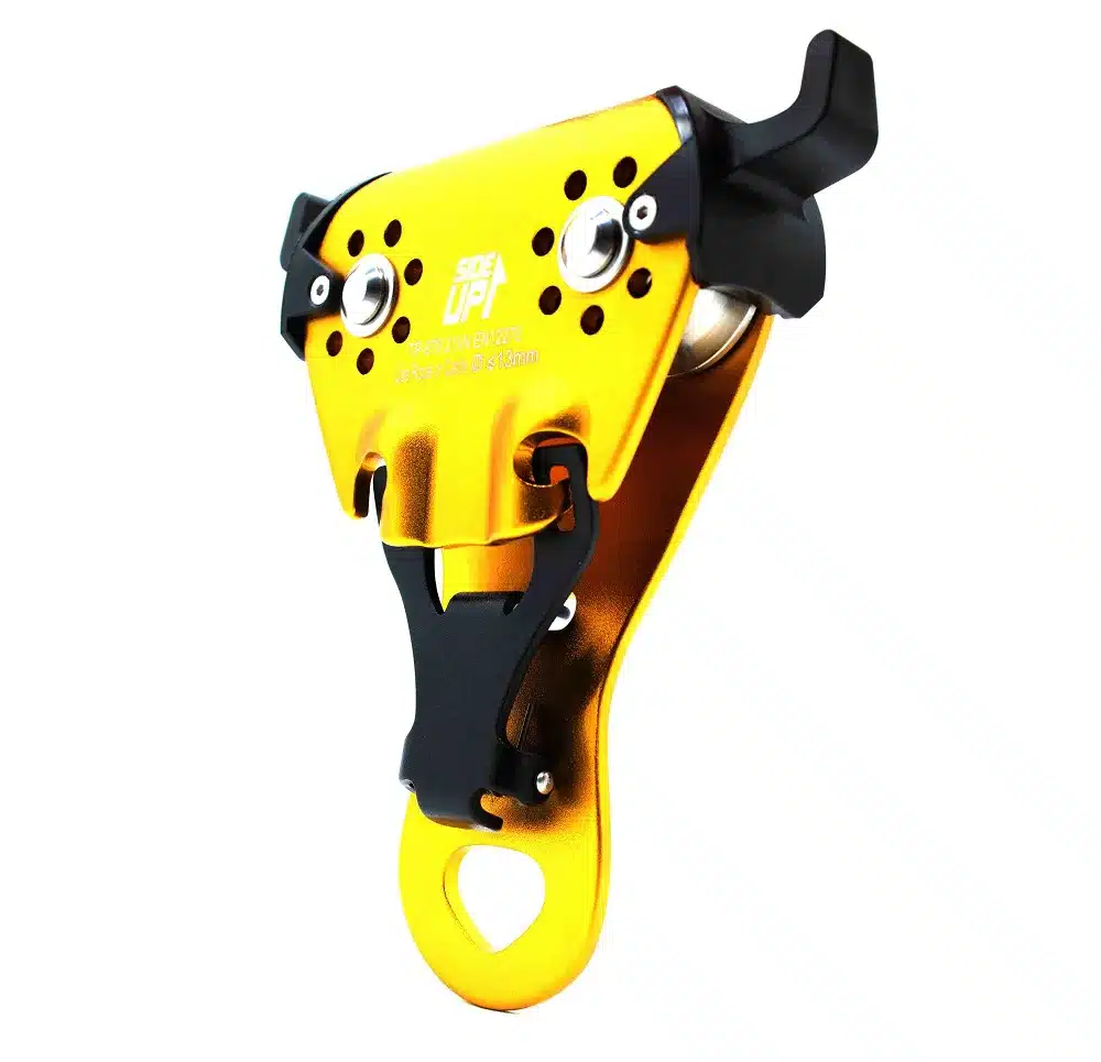 POLIA SIDEUP ALUMÍNIO DUPLA EM LINHA TIROLESA COM FECHAMENTO - Imagem 2