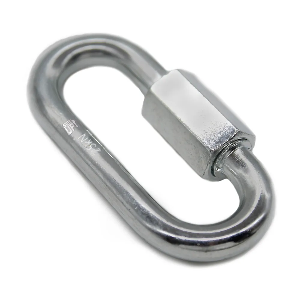 MALHA RÁPIDA OVAL 8 ( MAILON ) 25 KN EM AÇO SIDEUP CE EN NBR - Imagem 3