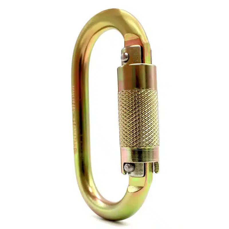 MOSQUETÃO AÇO AUTOMÁTICO OVAL SIDEUP 25KN CE EN NBR ZINCADO - Imagem 1