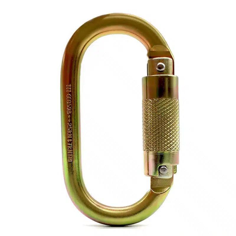 MOSQUETÃO AÇO AUTOMÁTICO OVAL SIDEUP 25KN CE EN NBR ZINCADO - Imagem 3