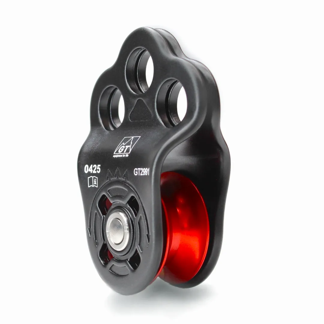 Polia Oscilante Rolamentada 3 furos GT 36KN Tripla Ancoragem - Imagem 2