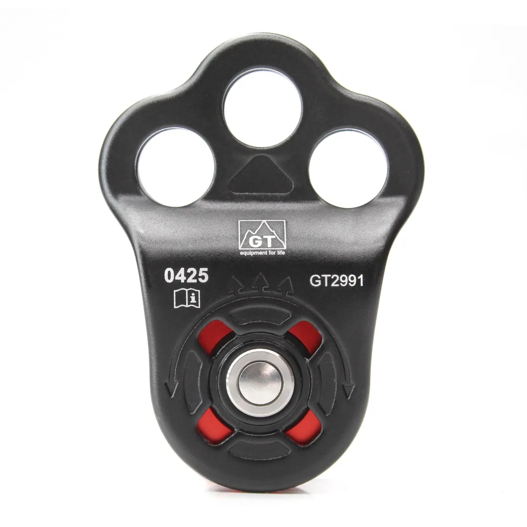 Polia Oscilante Rolamentada 3 furos GT 36KN Tripla Ancoragem - Imagem 1